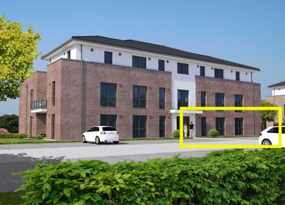 2-Zimmer Niedrigenergie-Erdgeschosswohnung mit KFW 55, Garten und PKW Stellplatz