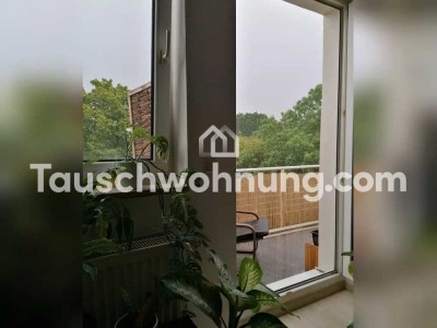 Tauschwohnung: 2 Raumwohnung mit Blick ins Grüne gegen 3-4 Raumwhg. 04277