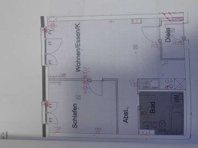 Exklusive, neuwertige 2-Raum-Wohnung in Frankfurt am Main