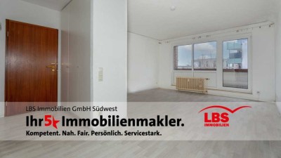 KN-Zähringerplatz: 1-Zimmerwohnung im 2.OG mit Süd-West Terrasse und TG-Stellplatz - bezugsfrei