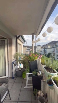 Im Zentrum von Overath - 3 Zimmer Wohnung mit Balkon zum ruhigen Garten