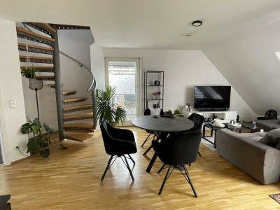 ImmobilienPunkt*** Moderne Maisonette-Whg. mit Dachterrasse in Mz.-Drais