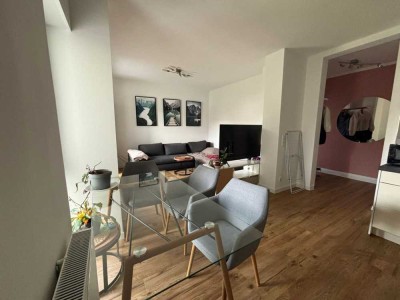 Moderne 2-Zimmer-Wohnung mit Einbauküche, Gäste-WC, Terrasse und Garage in Goch