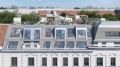 Eleganz trifft Lage – Neubau-Dachgeschosswohnung in Toplage