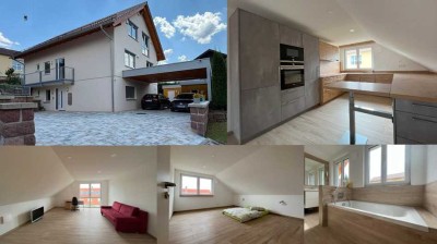 Exklusive 2-Raum-Dachgeschoss-Wohnung mit gehobener Innenausstattung und Einbauküche