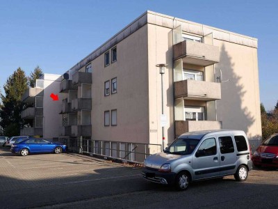 Schöne, modernisierte 1-Zimmer-Wohnung mit Balkon und EBK in Ettlingen
