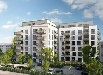 2020 gebaute neue 3-Zimmer-Wohnung  + Balkon & EBK + 2er WG möglich +2 Parkplätze Hanau Lamboy