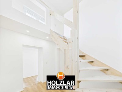 ERSTBEZUG NACH KERNSANIERUNG - MODERNE 2 ZIMMER MAISONETTE MIT GARTEN & TERRASSE IN AEGIDIENBERG