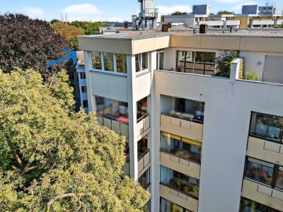 schöne 3-Zimmer Penthaus-Wohnung in Augsburg-Stadtmitte