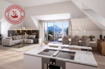 Optimierter Grundriss für hohen Komfort:
Exklusive Dachgeschosswohnung in Bad Reichenhall