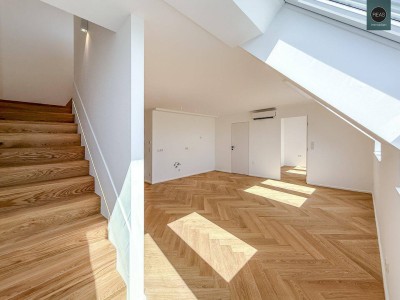 Elevate 1090 – Erstbezug: Dachgeschoss - Maisonette Wohnung (klimatisiert) nahe U6 Alser Straße, AKH!