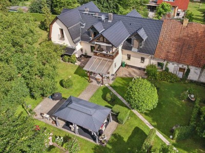Traumhaftes Zweifamilienhaus mit Bootssteg direkt an der Dahme in Heidesee
