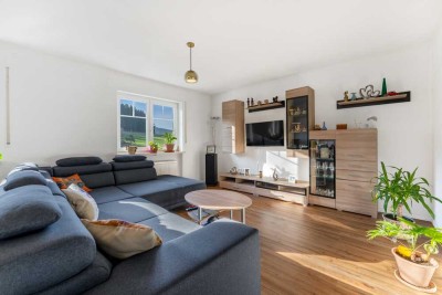 Charmante Maisonette-Eigentumswohnung mit Gartenanteil und Kachelofen!