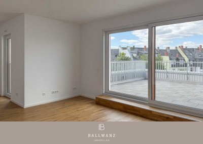 Berger Quartier: Penthouse mit großzügiger West-Terrasse und sonnigem Balkon