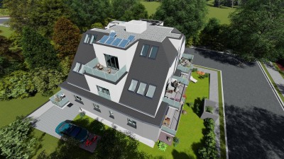 PENTHOUSE Wohntraum mit eigenem Liftzugang - 4 Zimmer, 2 Terrassen mit unverbaubarer Weitblick - schlüsselfertig - barrierefrei - provisionsfrei - BEZUGSFERTIG