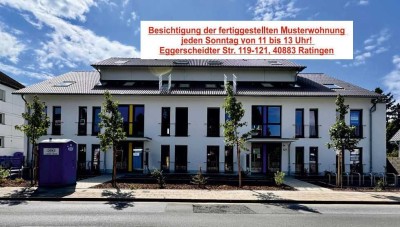 Musterwohnung! Geräumige 3-Zimmer-Neubauwohnung mit zeitgemäßem Design und hochwert