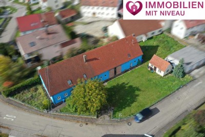 Ihr neuer Bauernhof in Bachhagel! Einfamilienhaus mit Nebengebäuden u. großem Grundstück!