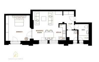 Erstbezug: 2 Zimmer Wohnung im Erdgeschoss gemütlich und modern