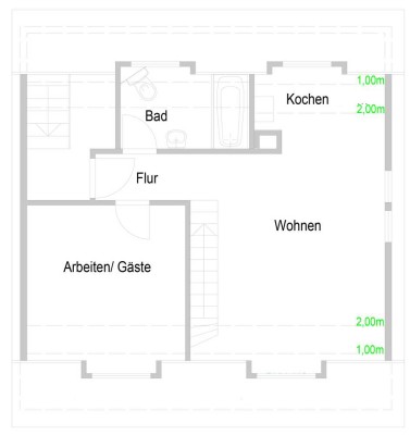 Altbauliebhaber aufgepasst - flairvolle 3,5-Zimmer-DG-Wohnung mit Blick auf Burg