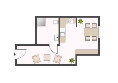 Moderne Neubauwohnung 1-Zimmer in zentraler Lage von Elmenhorst/Lichtenhagen, PKW - Stellplatz