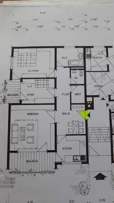 3 - Zimmer ETW in Gundelsheim. Zentrale Lage