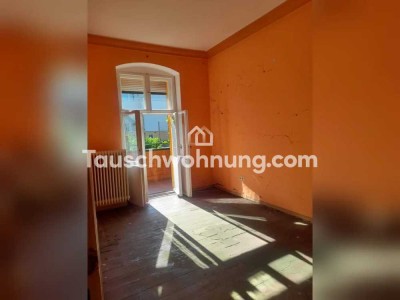 Tauschwohnung: Wunderschöne 3-Zi.-Altbauwohnung mit Balkon und Garten