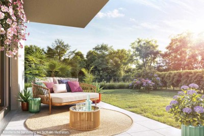 3-Zimmer-Erdgeschosswohnung mit schöner Terrasse