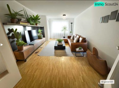 5 Zimmer 95m² Whg mit VOLLWÄRMEDÄMMUNG im 1.OG Süd-West-Balkon 2 Bäder Küche Aufzug