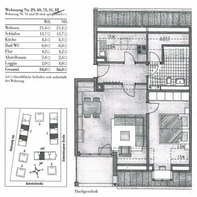 Schöne 2-Raum-DG-Wohnung mit gehobener Innenausstattung und Loggia in Taufkirchen