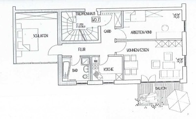 Schöne , helle 3-Zimmer-Wohnung mit Balkon und Tiefgaragenstellplatz in bester Wohnlage