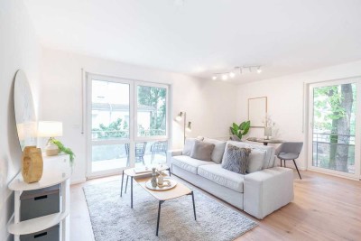Frei zum Einzug. Zweiraumwohnung mit Balkon und Stellplatz