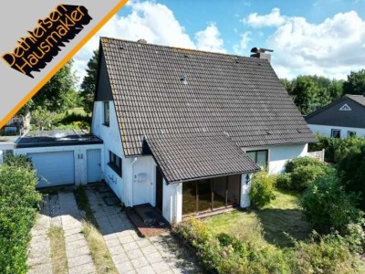 Verkauf eines hellen Einfamilienhauses mit Garage in ruhiger Lage in Breklum Kreis Nordfriesland