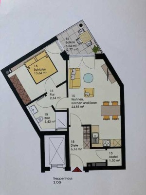 Zwei Zimmer Wohnung in zentraler Lage in Buchholz
