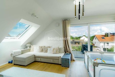 HOCHWERTIGE 3-ZIMMER-DACHGESCHOSSWOHNUNG MIT GROSSEM BALKON IN RUHIGER LAGE