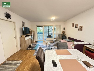 Modern und ruhig wohnen mit Grünblick und großer Loggia in Atzgersdorf! Garagenplatz inklusive! Sauna-Zugang!