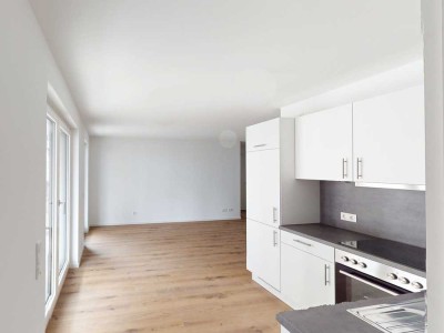 Geräumige 2-Zimmer-Neubauwohnung mit EBK und Südbalkon
