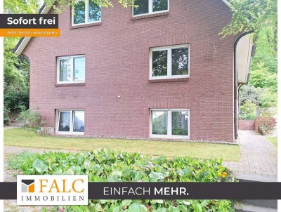 WOHNEN a.d. FISCHBEKER HEIDE ! Gemütl.3-Zi.Souterrain-Wohnung in 3-Fam.haus