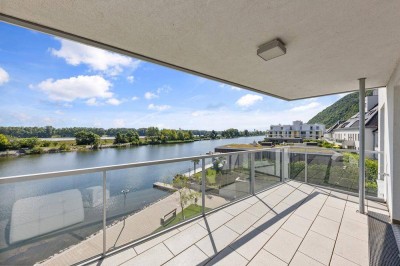 Perle am Wasser mit Privatstrand! 4-Zimmer Wohnung an der Donau