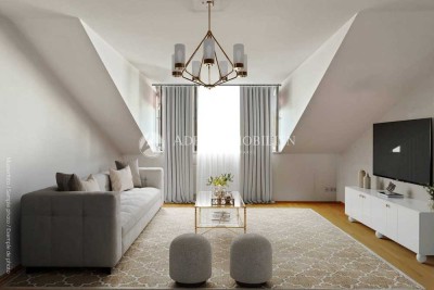 Bezugsfrei: Lichtdurchflutete Dachgeschosswohnung mit Atelier