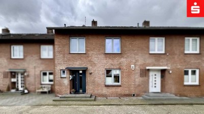 Sehr schön modernisierte, großzügige Reihenhausscheibe in guter Lage von Nordhorn, nahe Grenze NL