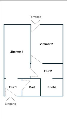 2-Zimmer-EG-Wohnung mit Einbauküche in Stetten (LE)