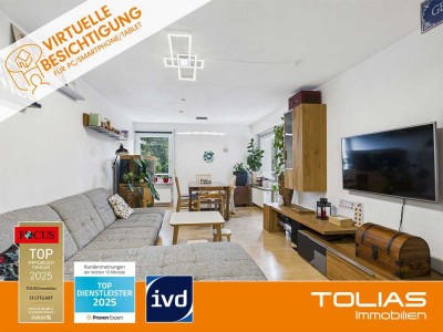 Wohnglück mit Gartenblick – 3-Zimmer-Wohnung mit Balkon und Garage