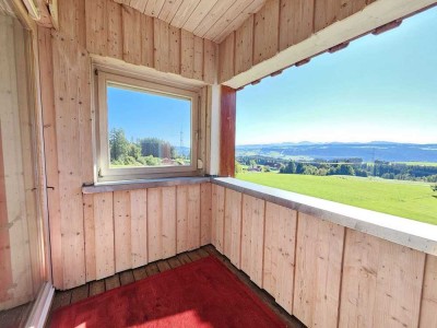 2-Zimmer Wohnung mit Bergblick in Scheidegg!