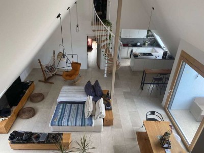 Luxuriöse 6-Zimmer Penthouse-Dachgeschosswohnung mit Dachterrasse über den Dächern