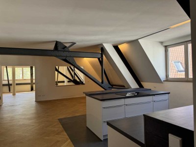 Stilvolle 3,5-Raum-Loft-Wohnung im Denkmal Palais Langheinrich ohne Maklerprovision!