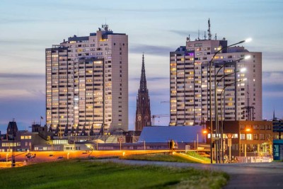 Gestalten Sie Ihre Wohnung ohne Kompromisse in der 22 Etage über der Seestadt