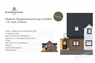 Moderne Obergeschosswohnung mit Balkon in ruhiger, zentraler Lage von Weener