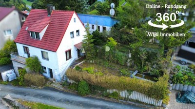 Investitionsobjekt: Abriss oder Kernsanierung auf freistehendem Grundstück mit großzügigem Ausblick