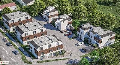 NEU! ++ Exklusive Reihenhäuser mit Fußbodenheizung &amp; -kühlung ++ 2 PKW-Stellplätze/Haus ++ Garten/Terrasse ++ Ziegelmassiv ++ Schlüsselfertig ++ Fischamend