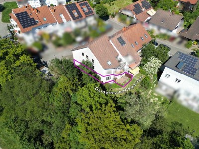 4,5 Zimmer-Erdgeschosswohnung mit Terrasse und separatem Eingang in ruhiger Lage von Nußloch!